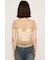 CUT LACE EMBROIDERY Tシャツ