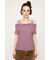 OFFSHOULDER RIB HG トップス