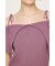 OFFSHOULDER RIB HG トップス