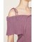OFFSHOULDER RIB HG トップス