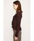 SQUARE NECK RIBBON トップス