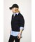 【THROW】ZIP COLLAR SW トップス