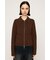 F／FUR COLLAR KNIT トップス