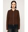 F／FUR COLLAR KNIT トップス