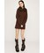 F／FUR COLLAR KNIT トップス