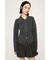 F／FUR COLLAR KNIT トップス