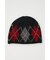 ARGYLE JQ KNIT BEANIE