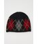 ARGYLE JQ KNIT BEANIE