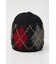 ARGYLE JQ KNIT BEANIE
