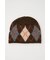 ARGYLE JQ KNIT BEANIE