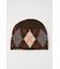 ARGYLE JQ KNIT BEANIE