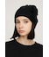 FLOWER MOTIF KNIT BEANIE