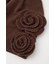 FLOWER MOTIF KNIT BEANIE