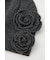 FLOWER MOTIF KNIT BEANIE