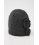 FLOWER MOTIF KNIT BEANIE