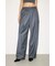 【THROW】ASYMMETRY TUCK SLACKS