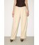 【THROW】ASYMMETRY TUCK SLACKS