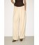 【THROW】ASYMMETRY TUCK SLACKS