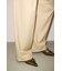 【THROW】ASYMMETRY TUCK SLACKS