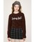 【LIMITED ITEM】SHAGGY YARN LOGO C／N トップス