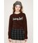 【LIMITED ITEM】SHAGGY YARN LOGO C／N トップス