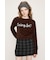 【LIMITED ITEM】SHAGGY YARN LOGO C／N トップス