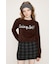 【LIMITED ITEM】SHAGGY YARN LOGO C／N トップス