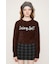 【LIMITED ITEM】SHAGGY YARN LOGO C／N トップス