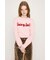 【LIMITED ITEM】SHAGGY YARN LOGO C／N トップス