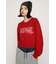 FRONT LOGO KNIT トップス