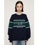 BLOCKING LINE LOGO SW トップス