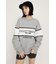 BLOCKING LINE LOGO SW トップス