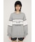 BLOCKING LINE LOGO SW トップス
