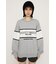 BLOCKING LINE LOGO SW トップス