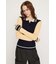 BICOLOR KNIT トップス