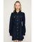 LACE UP FRONT BUTTON ショートワンピース