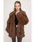 BIG COLLAR FUR コート