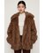 BIG COLLAR FUR コート