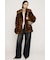 BIG COLLAR FUR コート