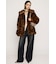 BIG COLLAR FUR コート