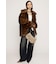 BIG COLLAR FUR コート