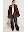 BIG COLLAR FUR コート