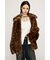 BIG COLLAR FUR コート