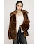 BIG COLLAR FUR コート