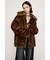 BIG COLLAR FUR コート
