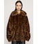 BIG COLLAR FUR コート