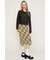 JQ CHECK KNIT ミドルスカート