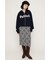 JQ CHECK KNIT ミドルスカート