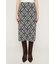 JQ CHECK KNIT ミドルスカート