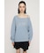 OFF SHOULDER LOGO トップス